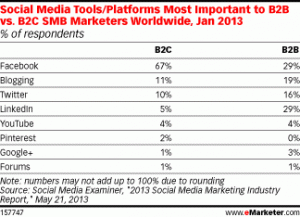 social media platforms 2013