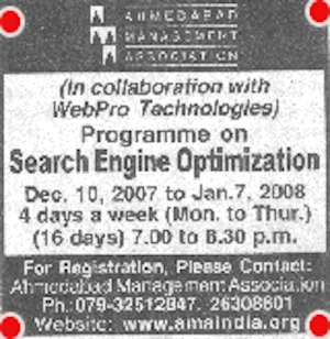 SEO Training Ahmedabad